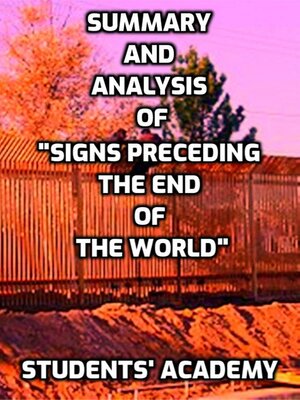 cover image of Summary and Analysis of "Signs Preceding the End of the World"